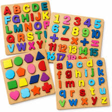 ABC & 123 Puzzle Board Set