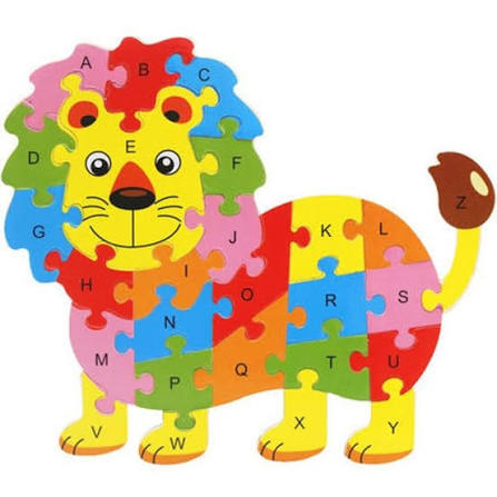 Lion Alphabet Jigsaw Puzzle